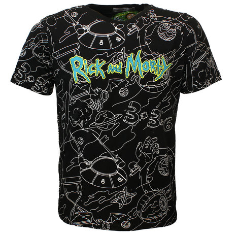 Rick and Morty Rick und Morty Parallel Universe T-Shirt Schwarz – Offizielles Merchandise Rick and Morty Rick und Morty Parallel Universe T-Shirt Schwarz – Offizielles Merchandise