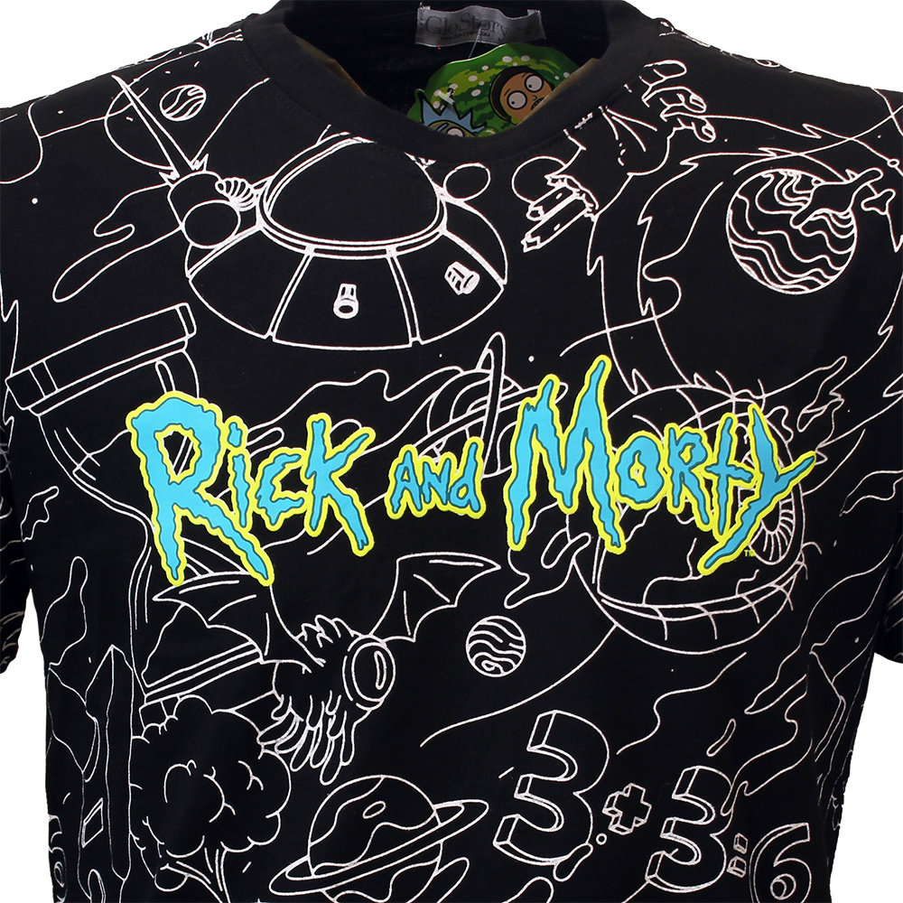 Rick and Morty Rick and Morty Parallel Universe T-Shirt Zwart - Officiële Merchandise Rick and Morty Rick and Morty Parallel Universe T-Shirt Zwart - Officiële Merchandise