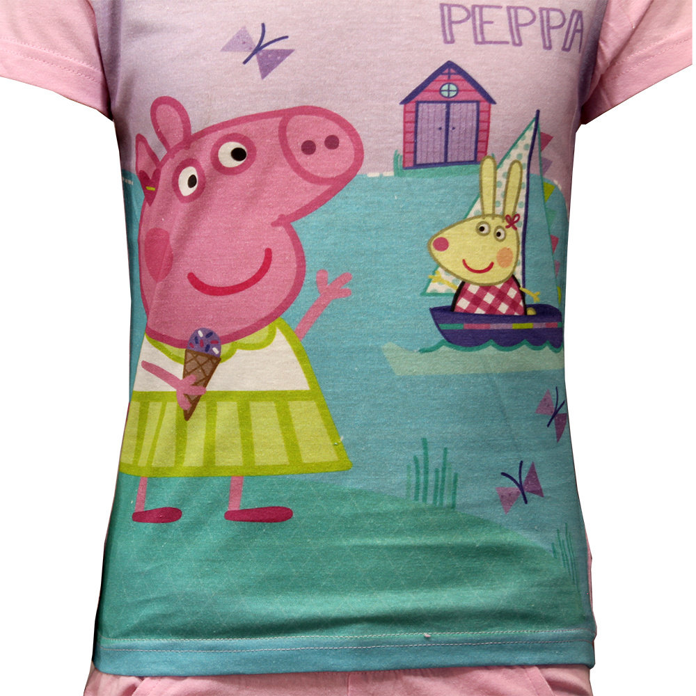 Peppa Pig Summer Set / Pajama Set Light Pink - Official Merchandise Peppa Pig Summer Set / Pajama Set Light Pink - Official Merchandise