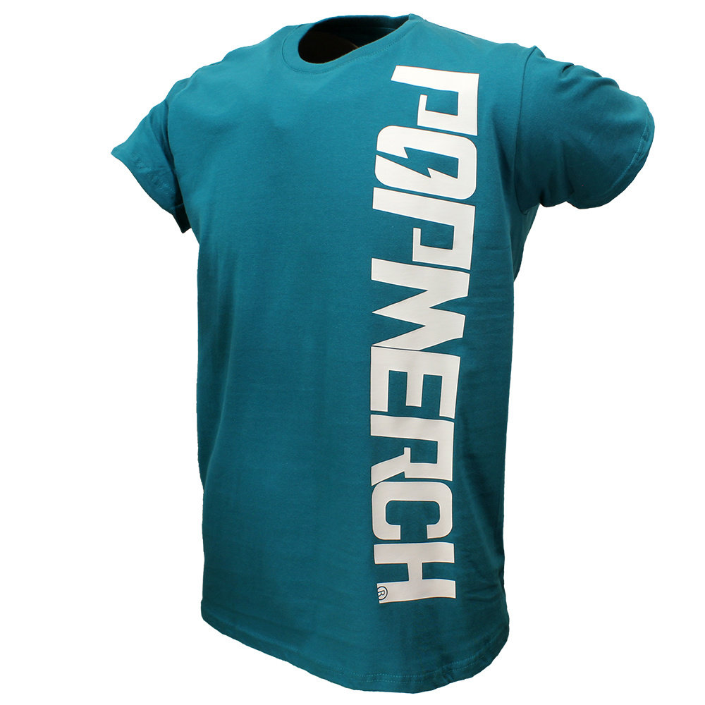 Popmerch Originals Pop Merch Ocean Blue Immersive Logo T-Shirt - Official Merchandise Popmerch Originals Pop Merch Ocean Blue Immersive Logo T-Shirt - Official Merchandise