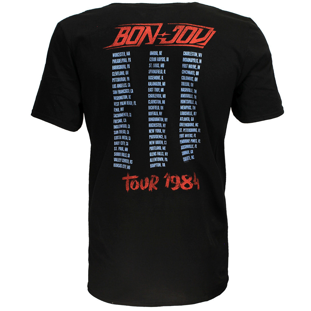 Band Merchandise Bon Jovi Offizielles 1984 Tour T-Shirt – Offizielles Merchandise Band Merchandise Bon Jovi Offizielles 1984 Tour T-Shirt – Offizielles Merchandise