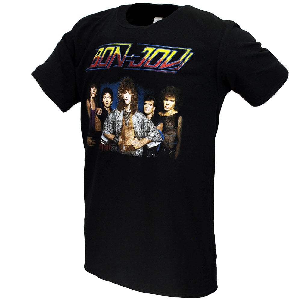    Bon Jovi Official 1984 Tour T Shirt Officiele Merc 