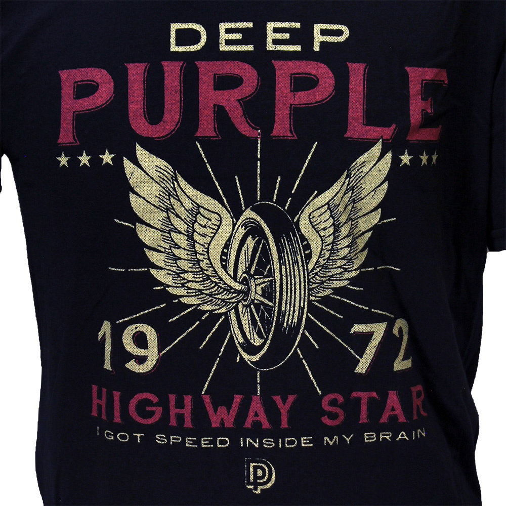 Band Merchandise Deep Purple Highway Star T-Shirt – Offizielles Merchandise Band Merchandise Deep Purple Highway Star T-Shirt – Offizielles Merchandise