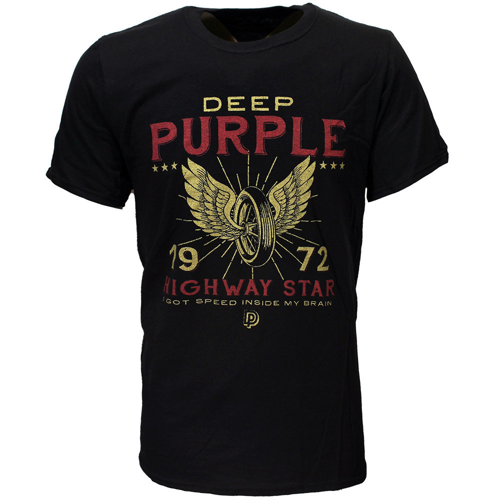 Band Merchandise Deep Purple Highway Star T-Shirt – Offizielles Merchandise Band Merchandise Deep Purple Highway Star T-Shirt – Offizielles Merchandise