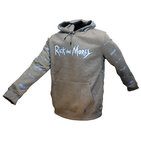 Rick and Morty Rick and Morty Do Me A Solid Hoodie Sweater Trui Grijs- Officiële Merchandise Rick and Morty Rick and Morty Do Me A Solid Hoodie Sweater Trui Grijs- Officiële Merchandise
