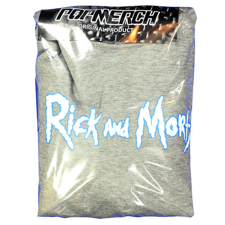 Rick and Morty Rick and Morty Do Me A Solid Hoodie Sweater Trui Grijs- Officiële Merchandise Rick and Morty Rick and Morty Do Me A Solid Hoodie Sweater Trui Grijs- Officiële Merchandise