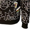 Rick and Morty Rick and Morty Rick Faces Hoodie Sweater Pullover Black - Official Merchandise Rick and Morty Rick and Morty Rick Faces Hoodie Sweater Pullover Black - Official Merchandise