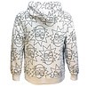 Rick and Morty Rick and Morty Rick Faces Hoodie Sweater Pullover White - Official Merchandise Rick and Morty Rick and Morty Rick Faces Hoodie Sweater Pullover White - Official Merchandise