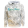 Rick and Morty Rick and Morty Rick Faces Hoodie Sweater Pullover White - Official Merchandise Rick and Morty Rick and Morty Rick Faces Hoodie Sweater Pullover White - Official Merchandise