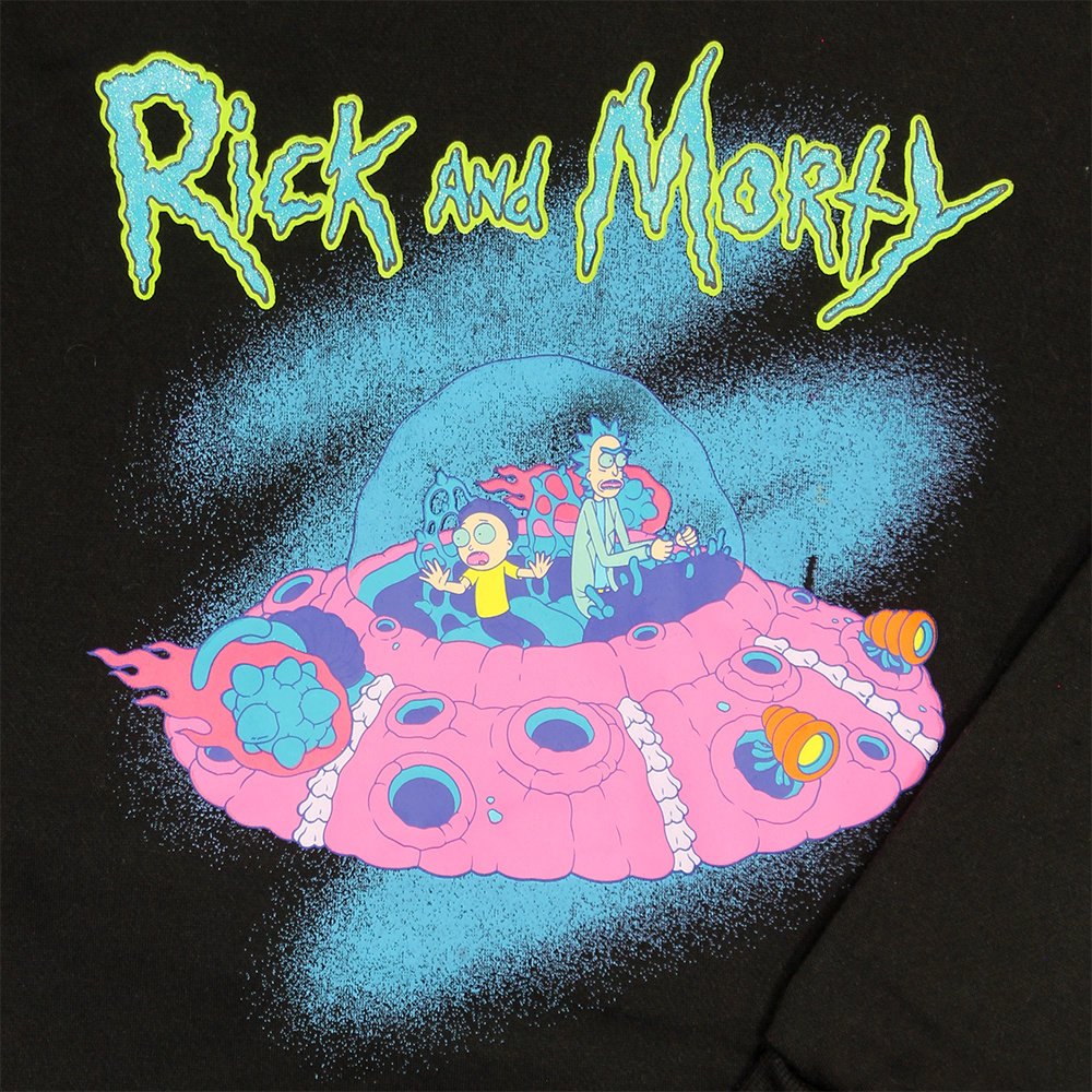 Rick and Morty Rick and Morty Spaceship Dames Hoodie Trui - Officiële Merchandise Rick and Morty Rick and Morty Spaceship Dames Hoodie Trui - Officiële Merchandise