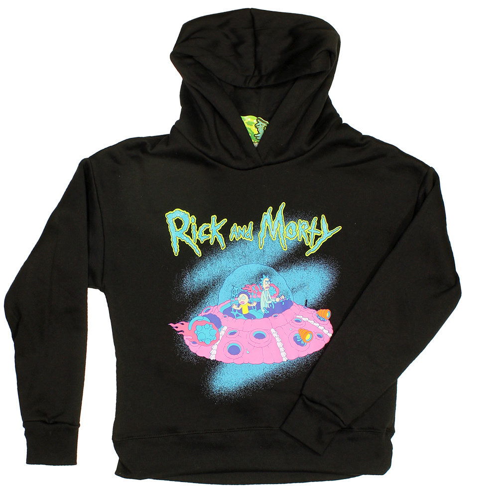 Rick and Morty Rick and Morty Spaceship Dames Hoodie Trui - Officiële Merchandise Rick and Morty Rick and Morty Spaceship Dames Hoodie Trui - Officiële Merchandise