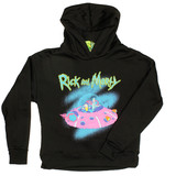 Rick and Morty Rick and Morty Spaceship Dames Hoodie Trui Rick and Morty Rick and Morty Spaceship Dames Hoodie Trui