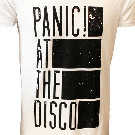 Band Merchandise Panik! At The Disco Bars T-Shirt – Offizielles Merchandise Band Merchandise Panik! At The Disco Bars T-Shirt – Offizielles Merchandise