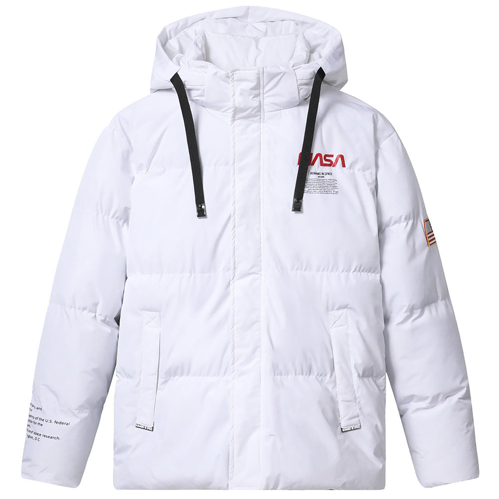 NASA Humans In Space Winterjacke Herren Weiß – Offizielles Merchandise