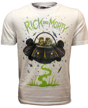 Rick and Morty Spaceship T-Shirt White - Official Merchandise Rick and Morty Spaceship T-Shirt White - Official Merchandise