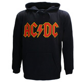 Band Merchandise AC/DC Massive Logo Navy Blue Hoodie Sweater Trui Band Merchandise AC/DC Massive Logo Navy Blue Hoodie Sweater Trui