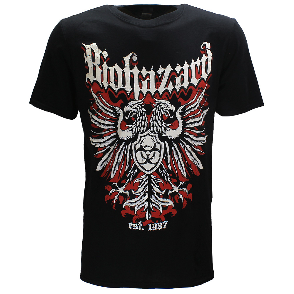 Biohazard Crest T-Shirt - Official Merchandise - Popmerch.com