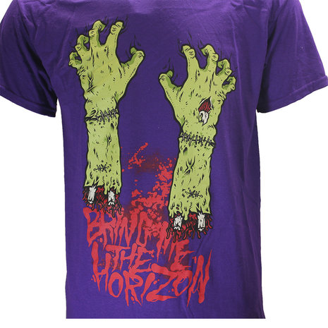 Band Merchandise Bring Me The Horizon Zombie Hands T-Shirt - Officiële Merchandise Band Merchandise Bring Me The Horizon Zombie Hands T-Shirt - Officiële Merchandise