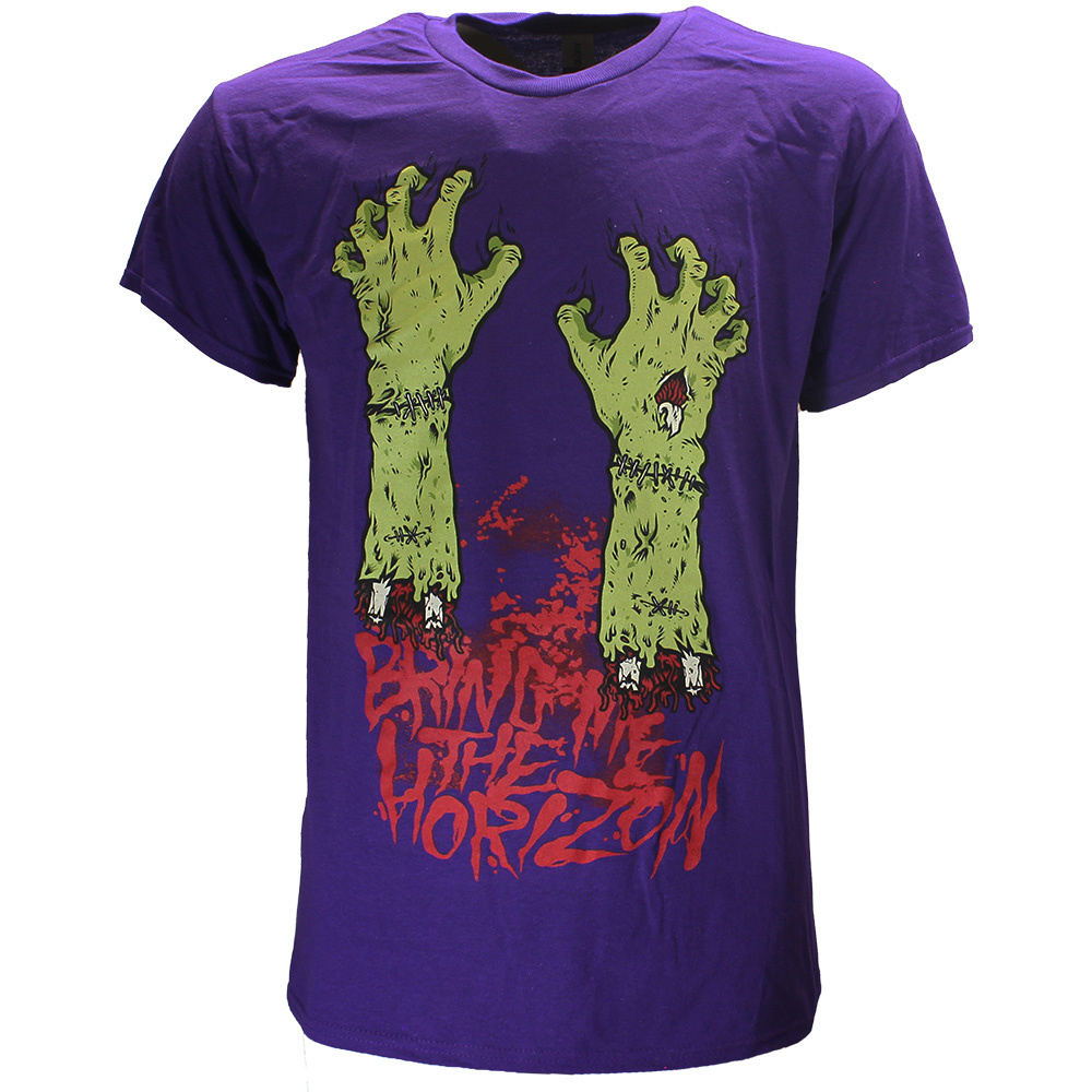 T-shirt Bring Me The Horizon 'Zombie Army' - Homme, Manches Courtes, Noir, 100% Coton