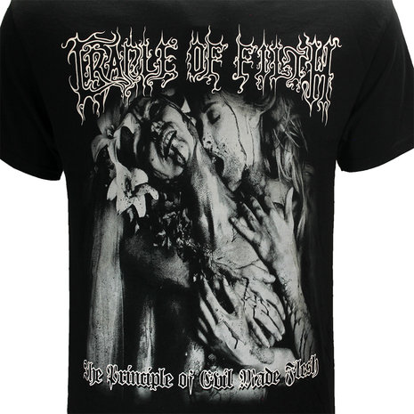Band Merchandise Cradle Of Filth Supreme Vampiric Evil T-Shirt - Officiële Merchandise Band Merchandise Cradle Of Filth Supreme Vampiric Evil T-Shirt - Officiële Merchandise