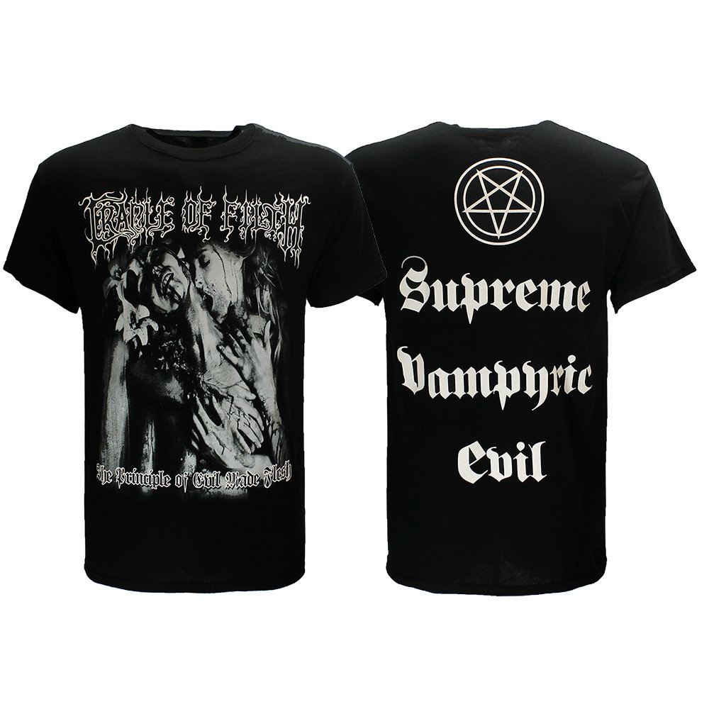 Band Merchandise Cradle Of Filth Supreme Vampiric Evil T-Shirt - Officiële Merchandise Band Merchandise Cradle Of Filth Supreme Vampiric Evil T-Shirt - Officiële Merchandise