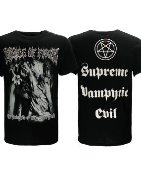Band Merchandise cradle Of Filth Supreme Vampiric Evil T-Shirt Band Merchandise cradle Of Filth Supreme Vampiric Evil T-Shirt