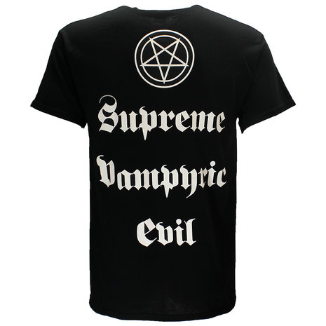 Band Merchandise Cradle Of Filth Supreme Vampiric Evil T-Shirt - Officiële Merchandise Band Merchandise Cradle Of Filth Supreme Vampiric Evil T-Shirt - Officiële Merchandise