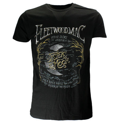 Band Merchandise Fleetwood Mac Sisters Of The Moon T-Shirt - Official Merchandise Band Merchandise Fleetwood Mac Sisters Of The Moon T-Shirt - Official Merchandise