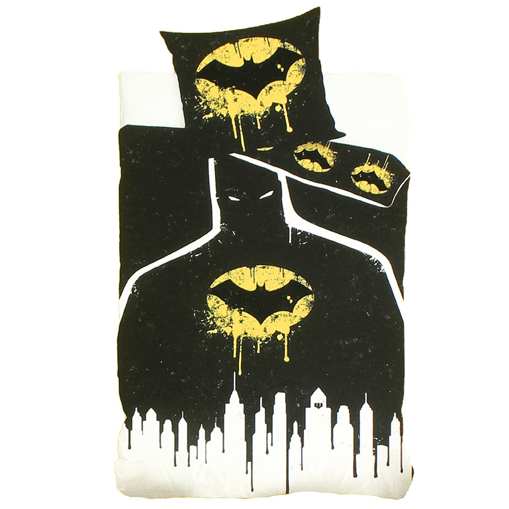 Batman Batman-Bettbezug für Einzelbett, 140 x 200 cm – offizielles Produkt Batman Batman-Bettbezug für Einzelbett, 140 x 200 cm – offizielles Produkt