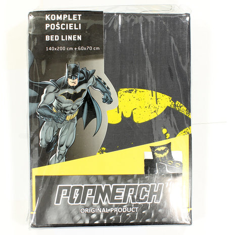 Batman Batman Dekbedovertrek Eenpersoons 140 x 200 cm - Officiële Merchandise Batman Batman Dekbedovertrek Eenpersoons 140 x 200 cm - Officiële Merchandise