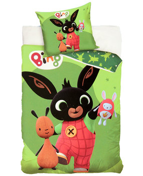 Bing Dekbedovertrek Eenpersoons 140 x 200 cm Groen Bing Dekbedovertrek Eenpersoons 140 x 200 cm Groen