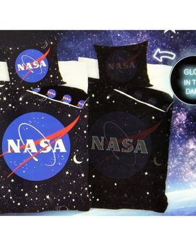 NASA NASA Dekbedovertrek Eenpersoons 140 x 200 cm Glow In The Dark NASA NASA Dekbedovertrek Eenpersoons 140 x 200 cm Glow In The Dark