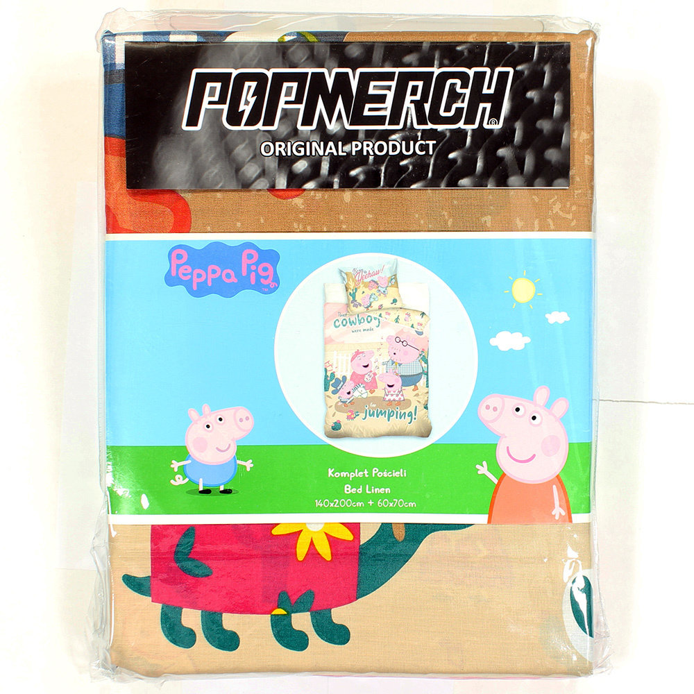 Peppa Pig Duvet Cover Single 140 x 200 cm - Official Merchandise Peppa Pig Duvet Cover Single 140 x 200 cm - Official Merchandise