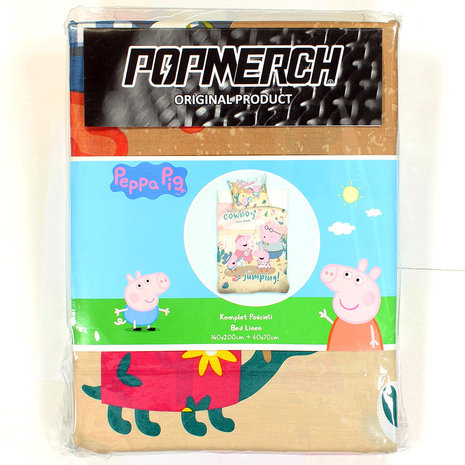 Peppa Pig Duvet Cover Single 140 x 200 cm - Official Merchandise Peppa Pig Duvet Cover Single 140 x 200 cm - Official Merchandise