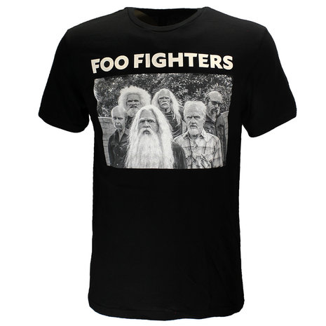 Band Merchandise Foo Fighters Old Band Photo T-Shirt - Official Merchandise Band Merchandise Foo Fighters Old Band Photo T-Shirt - Official Merchandise