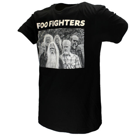 Band Merchandise Foo Fighters Old Band Photo T-Shirt - Official Merchandise Band Merchandise Foo Fighters Old Band Photo T-Shirt - Official Merchandise
