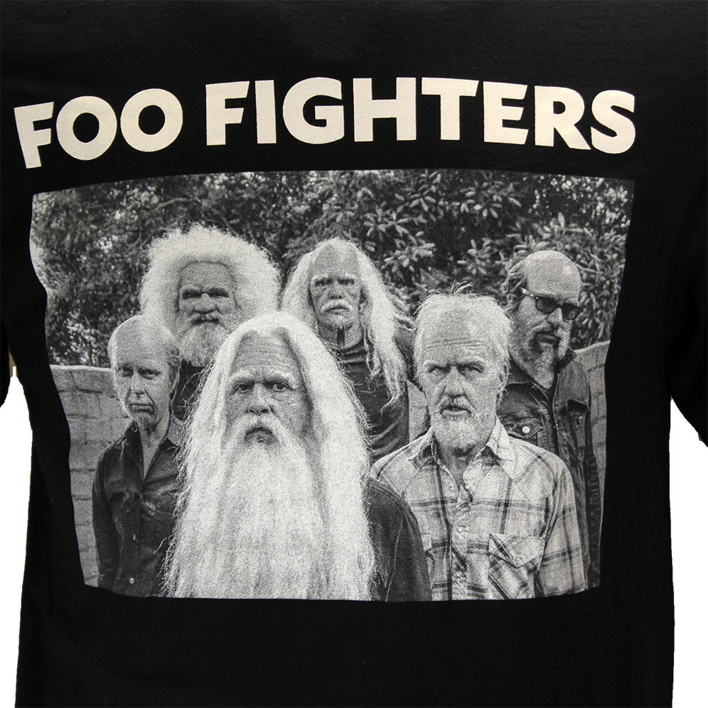 Band Merchandise Foo Fighters Old Band Photo T-Shirt - Official Merchandise Band Merchandise Foo Fighters Old Band Photo T-Shirt - Official Merchandise
