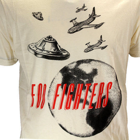 Foo Fighters UFO Planes T Shirt Official Merchandise Popmerch