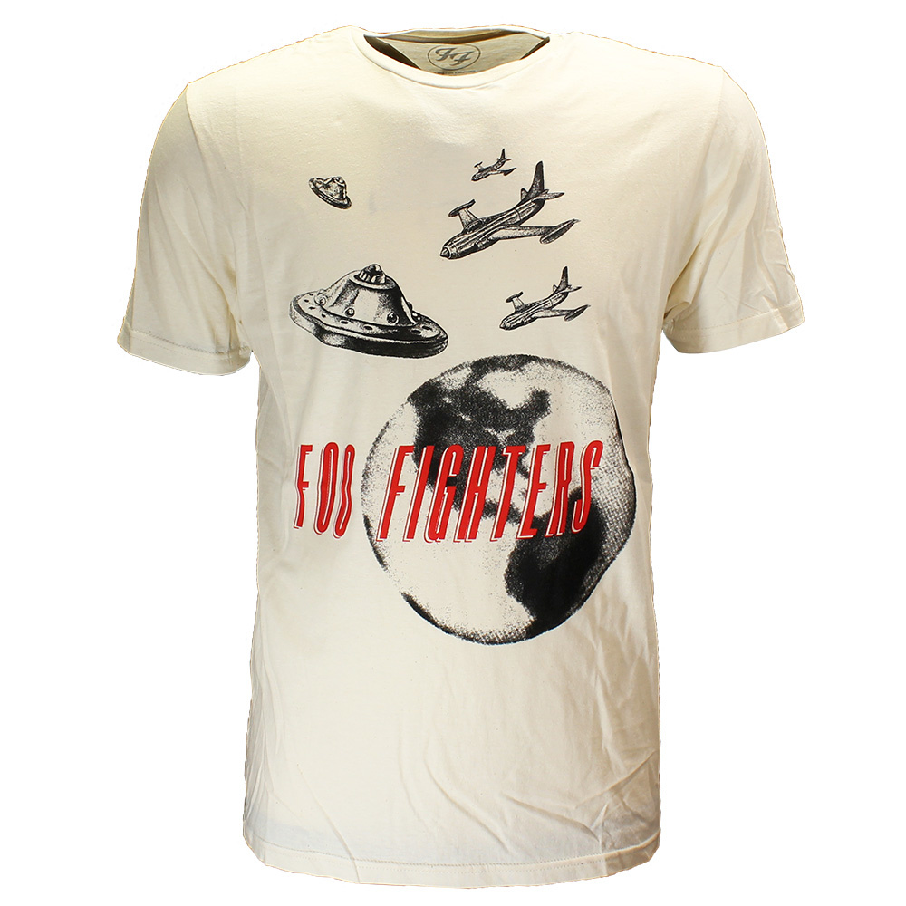 Foo Fighters Nothing Left To Lose Stencil Logo T-Shirt – Official Men's Grey Band Tee, Size Large