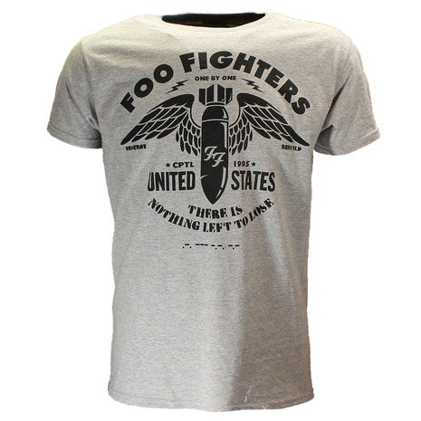 Band Merchandise Foo Fighters Schablonen-T-Shirt – offizielles Merchandise Band Merchandise Foo Fighters Schablonen-T-Shirt – offizielles Merchandise
