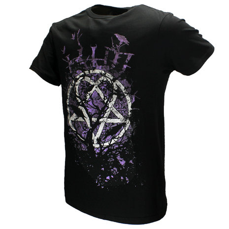 Band Merchandise HIM Crows Offizielles Band-T-Shirt – offizielles Merchandise Band Merchandise HIM Crows Offizielles Band-T-Shirt – offizielles Merchandise