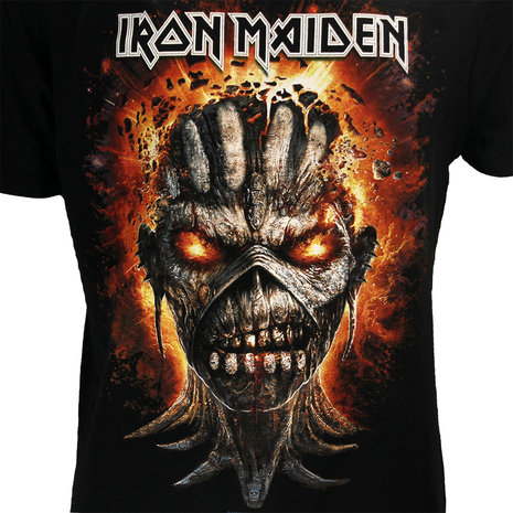 Iron Maiden Eddie Exploding Head T-Shirt - Official Merchandise ...