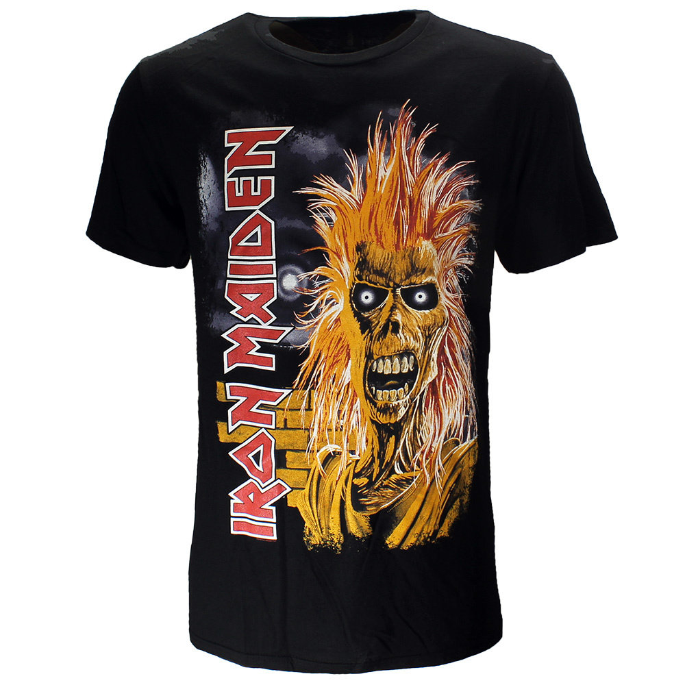 Band Merchandise Iron Maiden First Album Tracklist T-Shirt - Officiële Merchandise Band Merchandise Iron Maiden First Album Tracklist T-Shirt - Officiële Merchandise