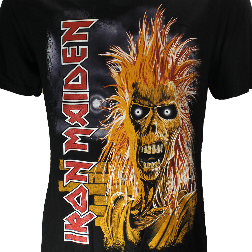 Band Merchandise Iron Maiden First Album Tracklist T-Shirt - Officiële Merchandise Band Merchandise Iron Maiden First Album Tracklist T-Shirt - Officiële Merchandise