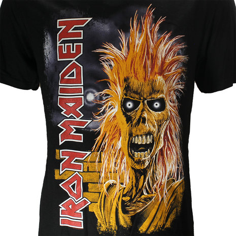 Band Merchandise Iron Maiden First Album Tracklist T-Shirt - Officiële Merchandise Band Merchandise Iron Maiden First Album Tracklist T-Shirt - Officiële Merchandise