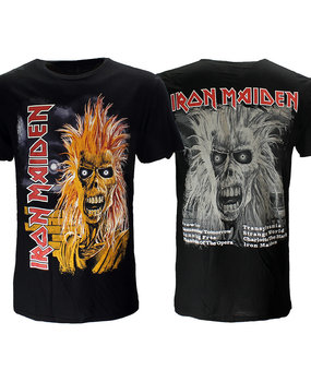 Band Merchandise Iron Maiden First Album Tracklist T-Shirt Band Merchandise Iron Maiden First Album Tracklist T-Shirt