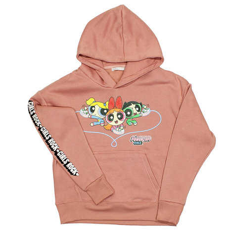 The Powerpuff Girls Powerpuff Girls Dames Hoodie Sweater Trui Roze - Officiële Merchandise The Powerpuff Girls Powerpuff Girls Dames Hoodie Sweater Trui Roze - Officiële Merchandise