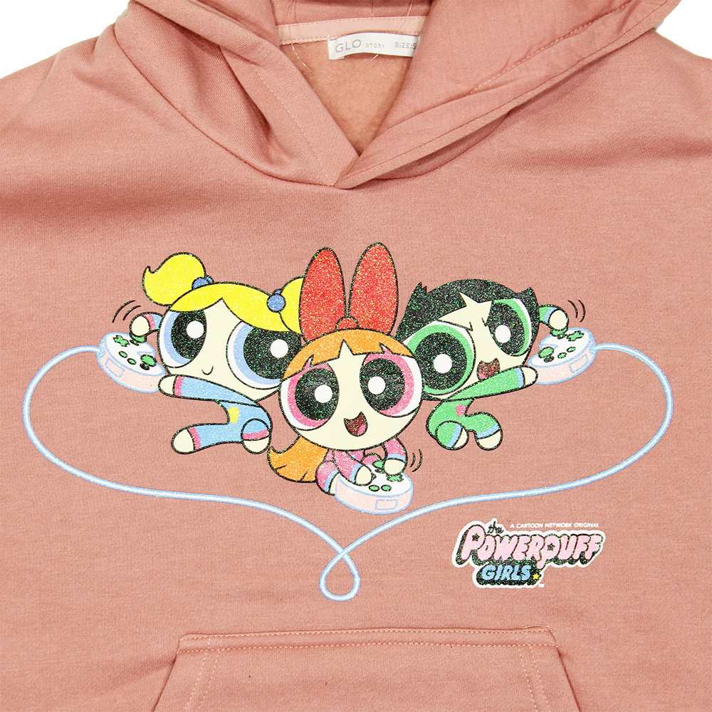 The Powerpuff Girls Powerpuff Girls Dames Hoodie Sweater Trui Roze - Officiële Merchandise The Powerpuff Girls Powerpuff Girls Dames Hoodie Sweater Trui Roze - Officiële Merchandise