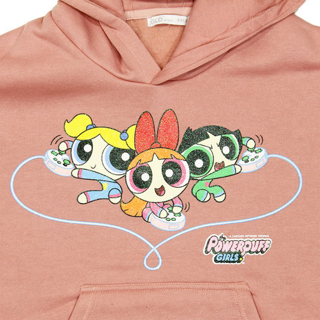 The Powerpuff Girls Powerpuff Girls Dames Hoodie Sweater Trui Roze - Officiële Merchandise The Powerpuff Girls Powerpuff Girls Dames Hoodie Sweater Trui Roze - Officiële Merchandise