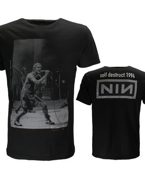 Band Merchandise Nine Inch Nails Self Destruct 1994 T-Shirt Band Merchandise Nine Inch Nails Self Destruct 1994 T-Shirt
